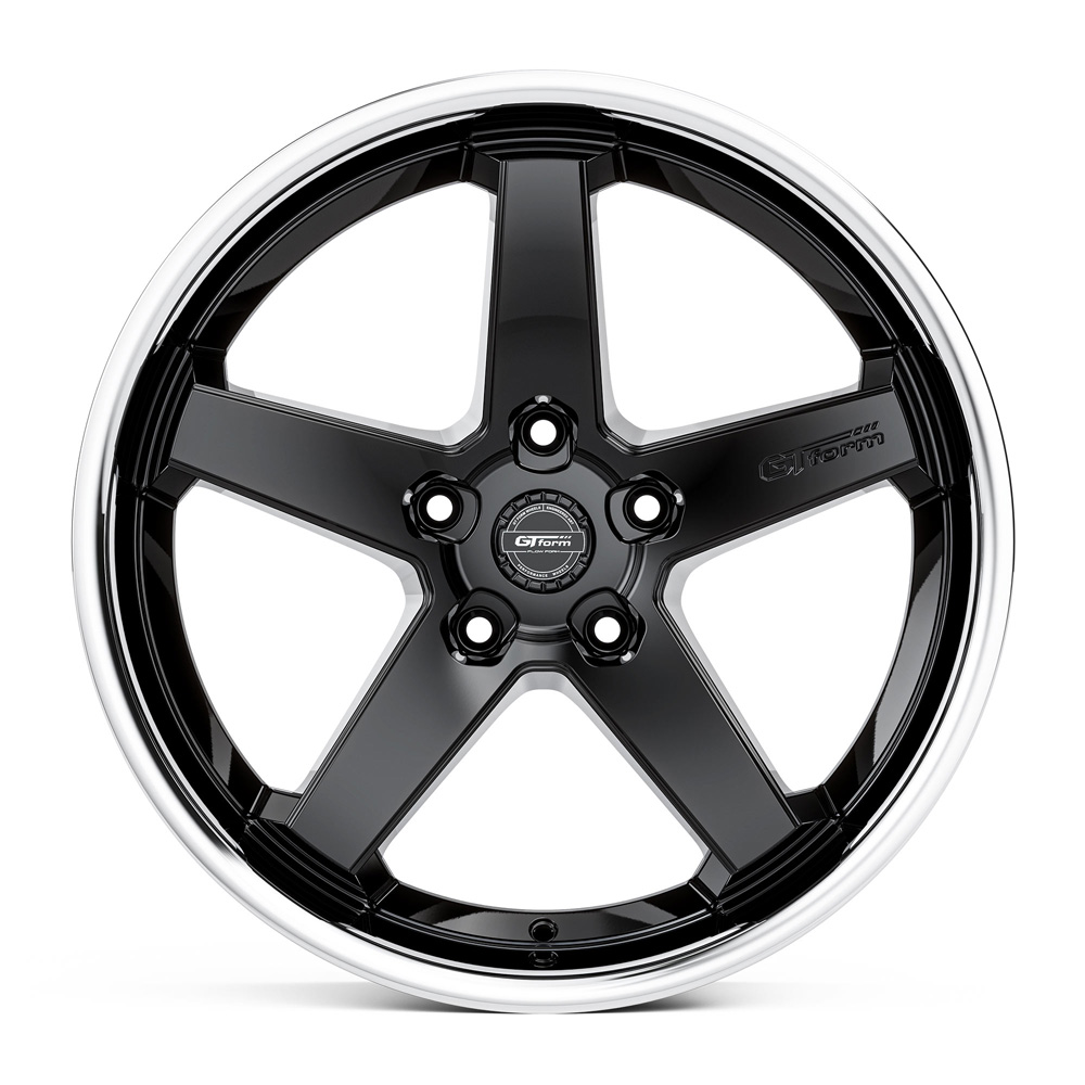 GT Form Legacy Gloss Black Chrome Lip - Image 2