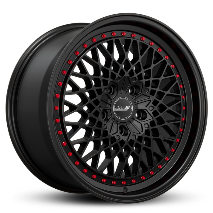 JSR ST19 Satin Black Red Rivets
