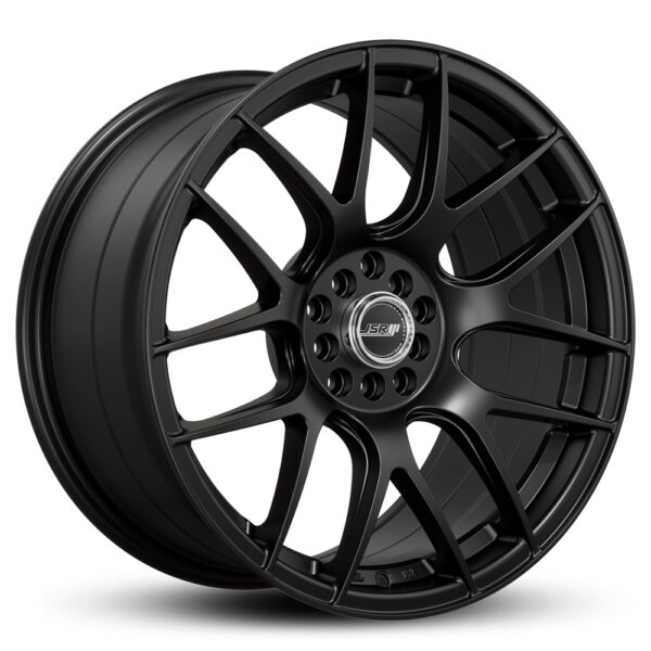 Japan Street Racing Wheels JSR ST26 Satin Black Rims For Car JDM Mesh Mags 17 Inch / 18 Inch / 19 Inch