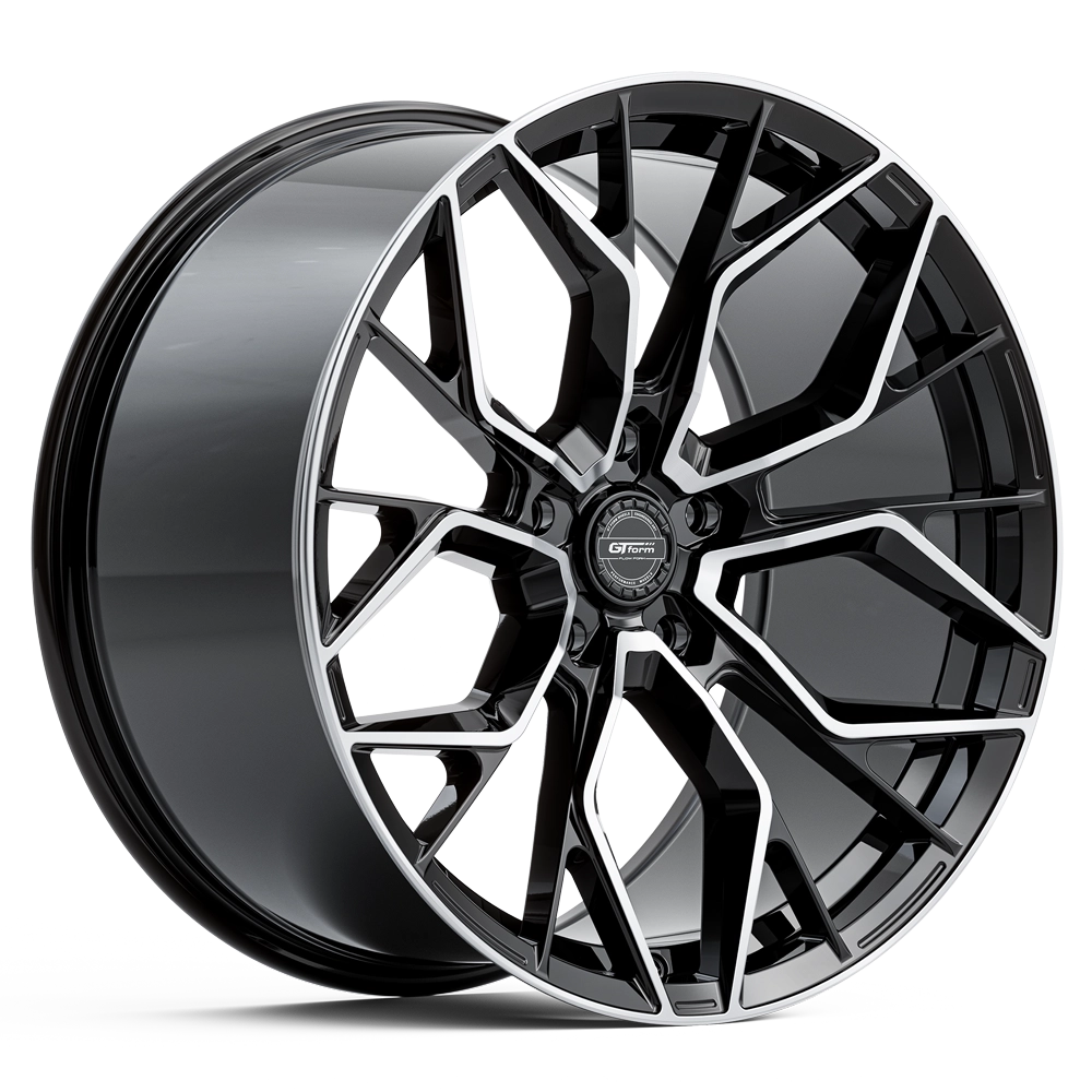 GT Form Marquee Gloss Black Machined Face
