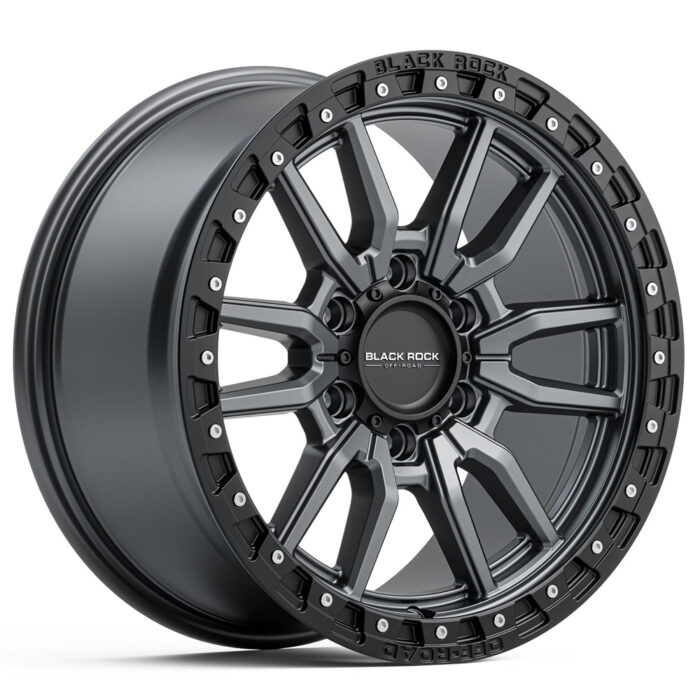 Black Rock Rambler Dark Grey Black Ring