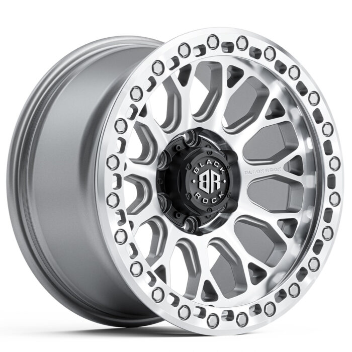 Black Rock Spider Silver Machined
