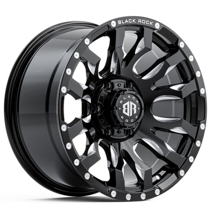 Black Rock Vulcan Gloss Black Milled