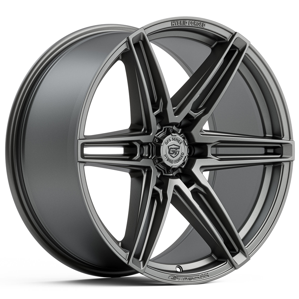GT FORM GFS2 HYBRID FORGED SATIN GUNMETAL GREY WHEELS 6 STUD OFF-ROAD PERFORMACNE 20 INCH RIMS