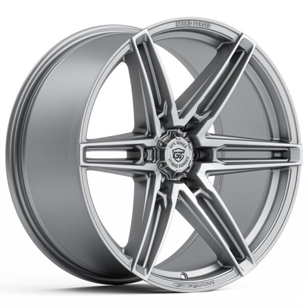 GT FORM GFS2 HYBRID FORGED SILVER MACHINED FACE WHEELS 6 STUD OFF-ROAD PERFORMACNE 20 INCH RIMS