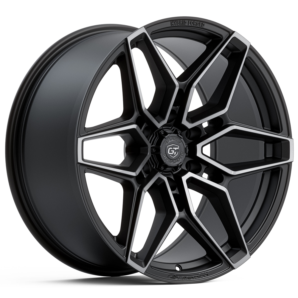 GT FORM GFS3 HYBRID FORGED MATTE BLACK GREY TINT WHEELS 6 STUD OFF-ROAD PERFORMACNE 20 INCH RIMS