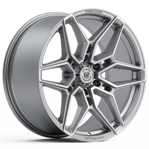 GT FORM GFS3 HYBRID FORGED SILVER MACHINED FACE WHEELS 6 STUD OFF-ROAD PERFORMACNE 20 INCH RIMS