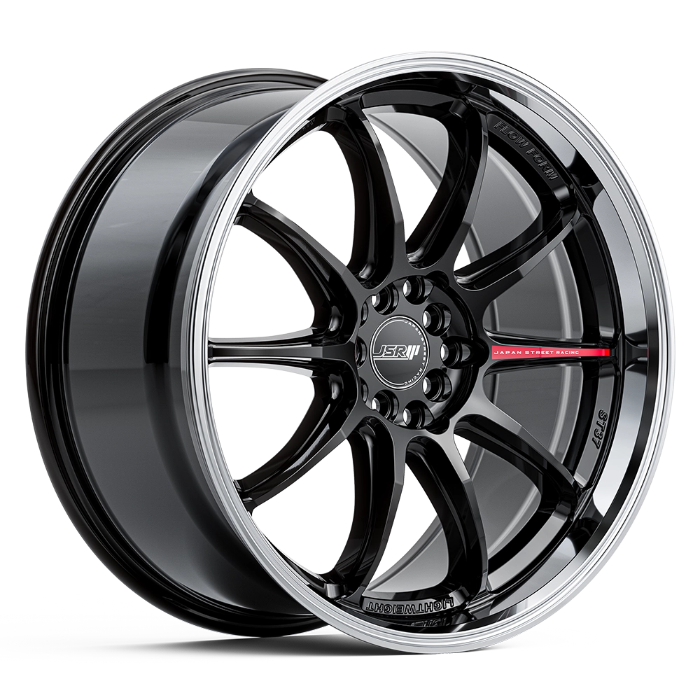 JSR ST37 Gloss Black Machined Lip