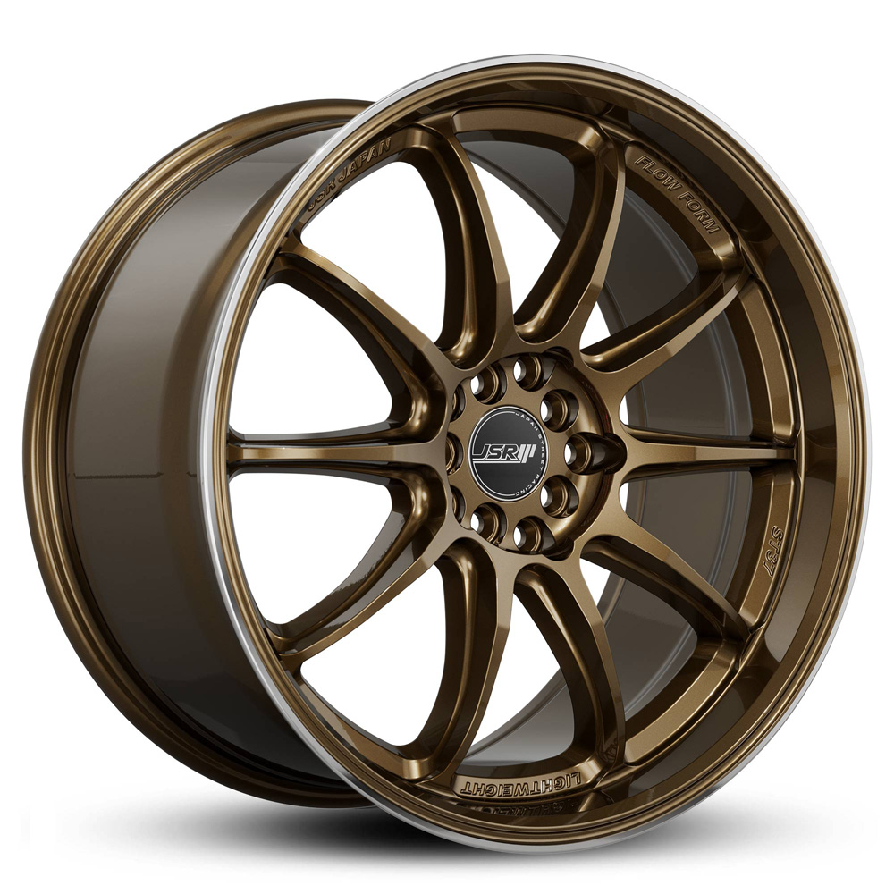 Japan Street Racing Wheels JSR ST37 Dark Bronze Machined Lip Rims For Car JDM Racing 18 Inch