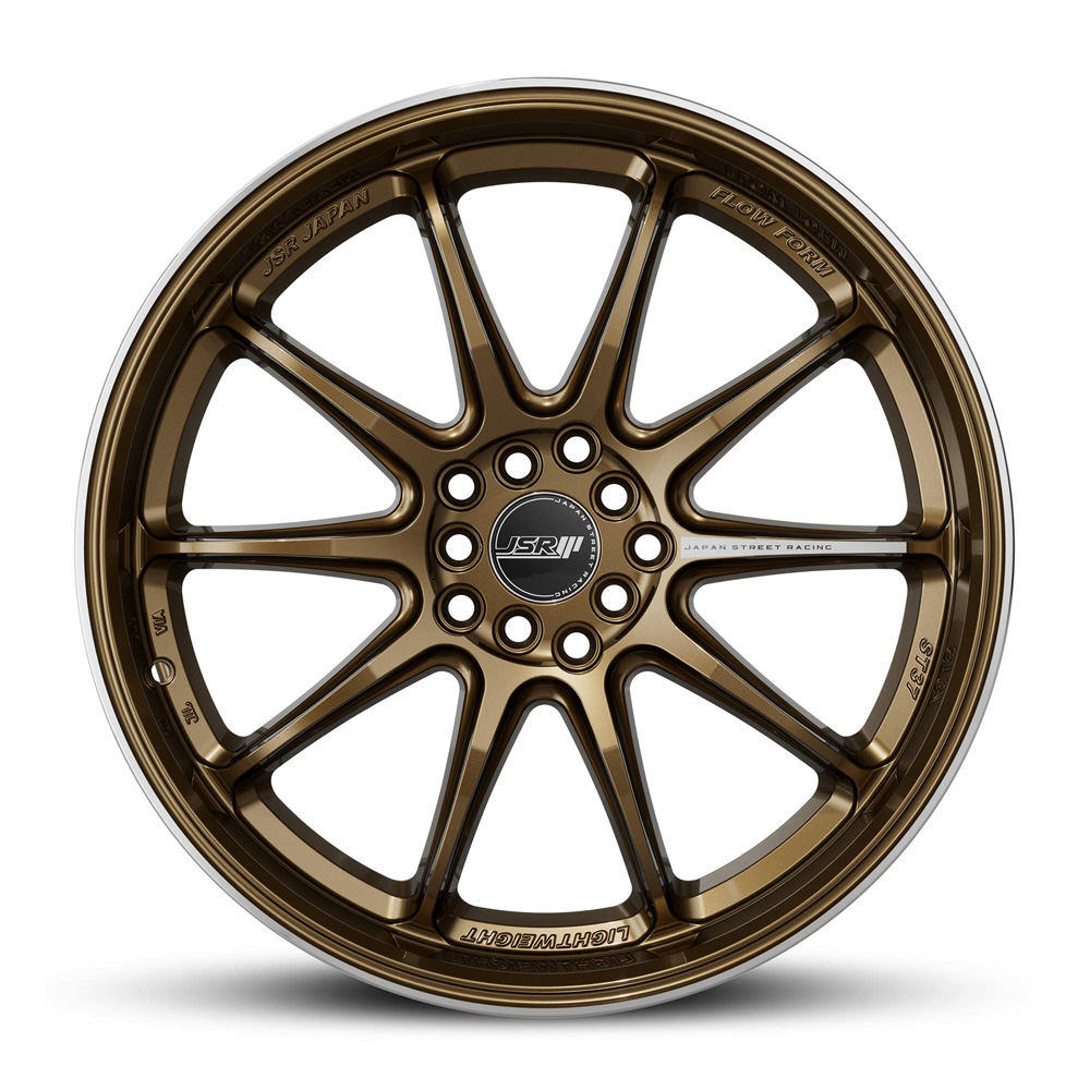 Japan Street Racing Wheels JSR ST37 Dark Bronze Machined Lip Rims For Car JDM Racing 18 Inch