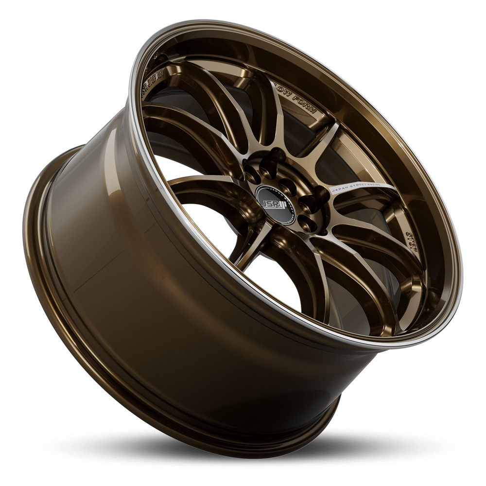 Japan Street Racing Wheels JSR ST37 Dark Bronze Machined Lip Rims For Car JDM Racing 18 Inch