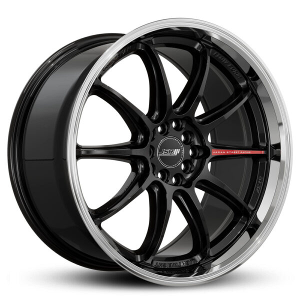Japan Street Racing Wheels JSR ST37 Gloss Black Machined Lip Rims For Car JDM Racing 18 Inch