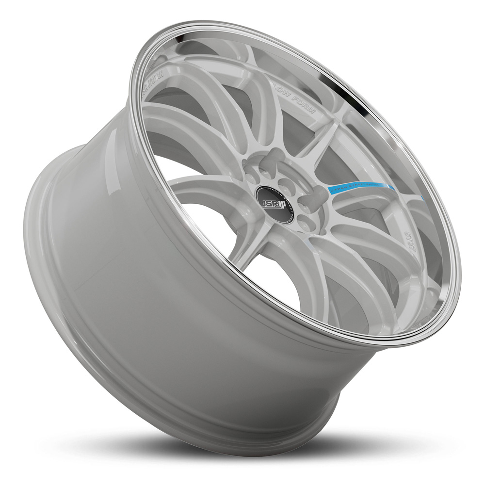 Japan Street Racing Wheels JSR ST37 Gloss White Machined Lip Rims For Car JDM Racing 18 Inch