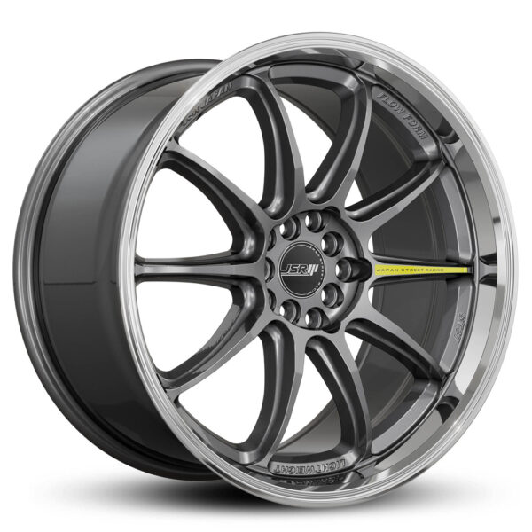 Japan Street Racing Wheels JSR ST37 Gunmetal Grey Machined Lip Rims For Car JDM Racing 18 Inch