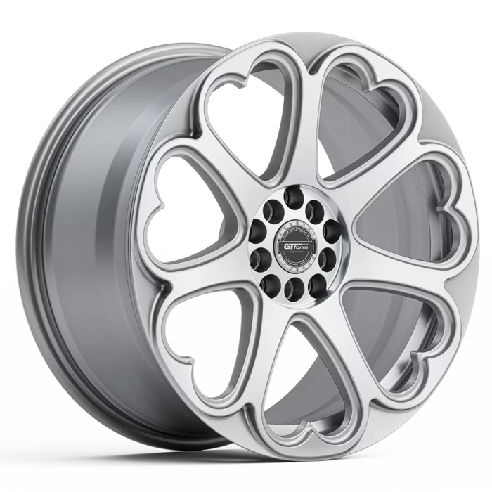 GT Form Hearts Silver Machined