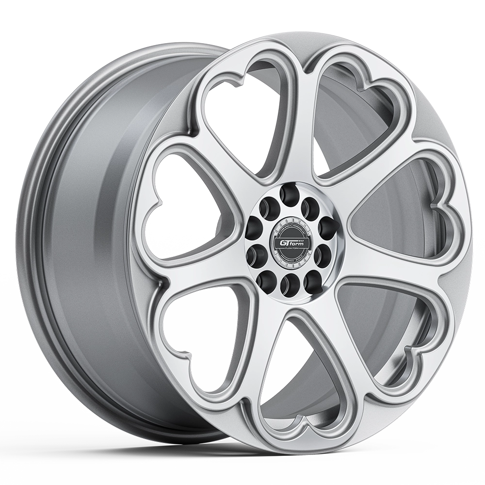 GT Form Hearts Silver Machined