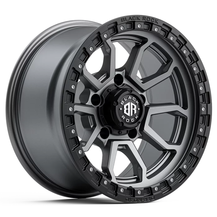 Black Rock Cobra 5S Gunmetal Grey Black Ring