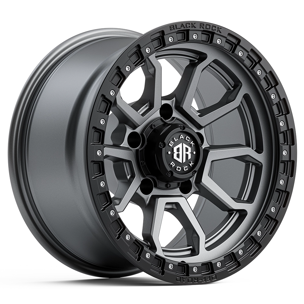 Black Rock Cobra 5S Gunmetal Grey Black Ring