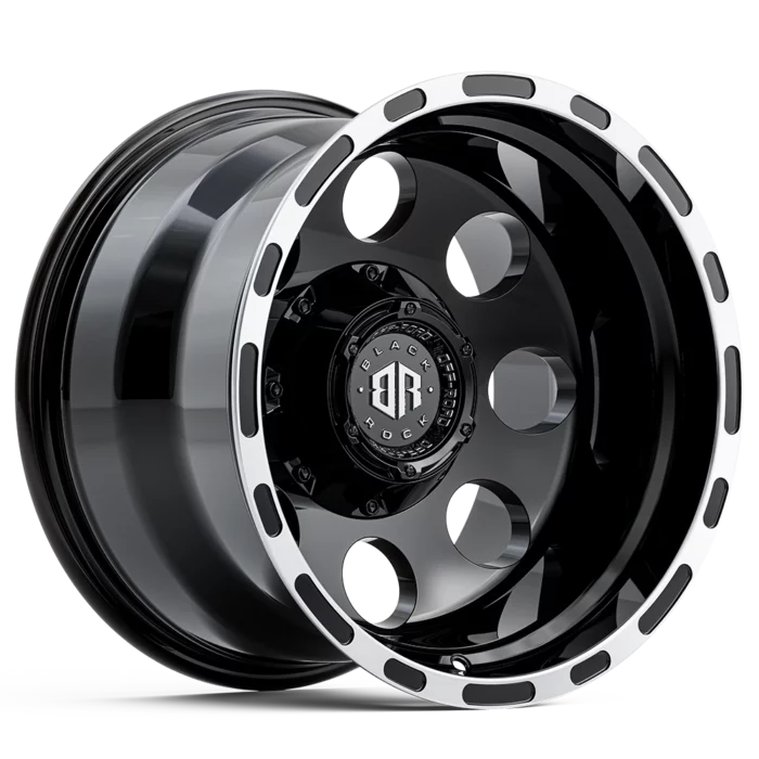 Black Rock Lightning Black Machined Lip