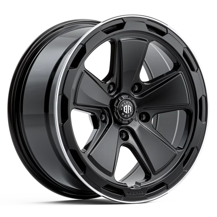 Black Rock Summit Gloss Black Machined Lip