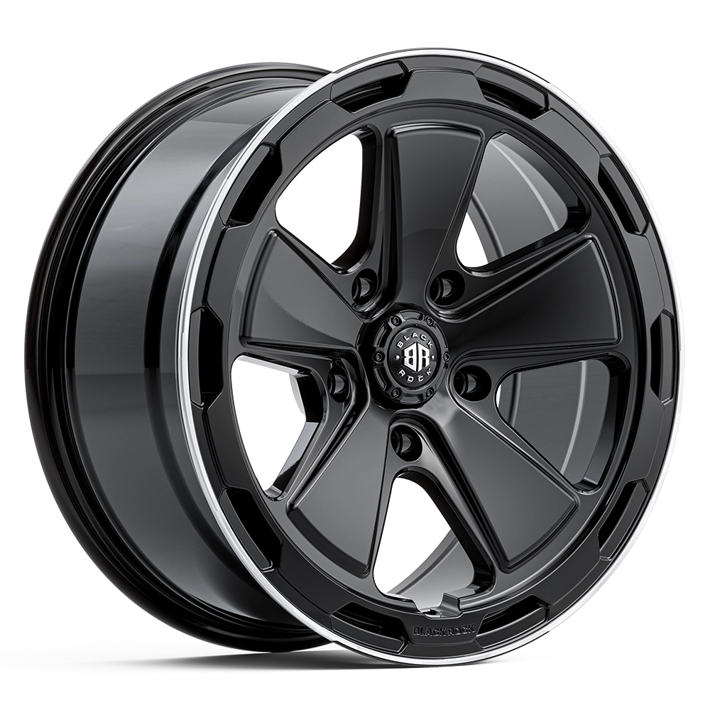Black Rock Summit Gloss Black Machined Lip