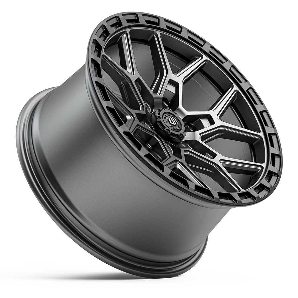 Black Rock Viper Gunmetal Grey Black Ring - Image 2