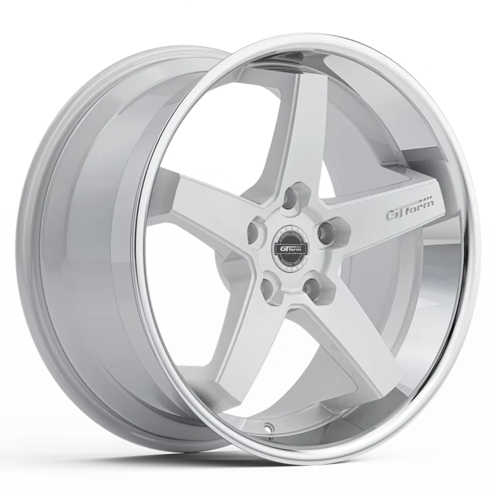 GT Form Legacy Gloss White Chrome Lip