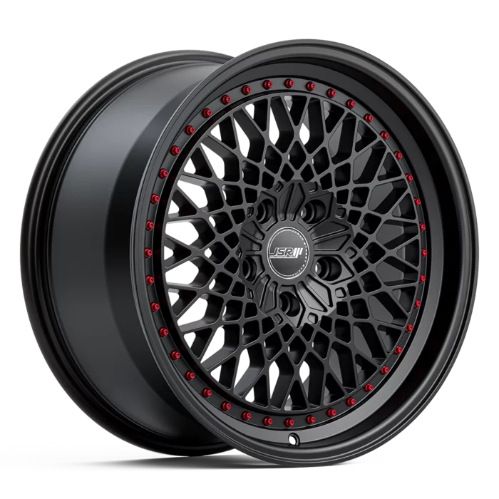 JSR ST19 Satin Black Red Rivets