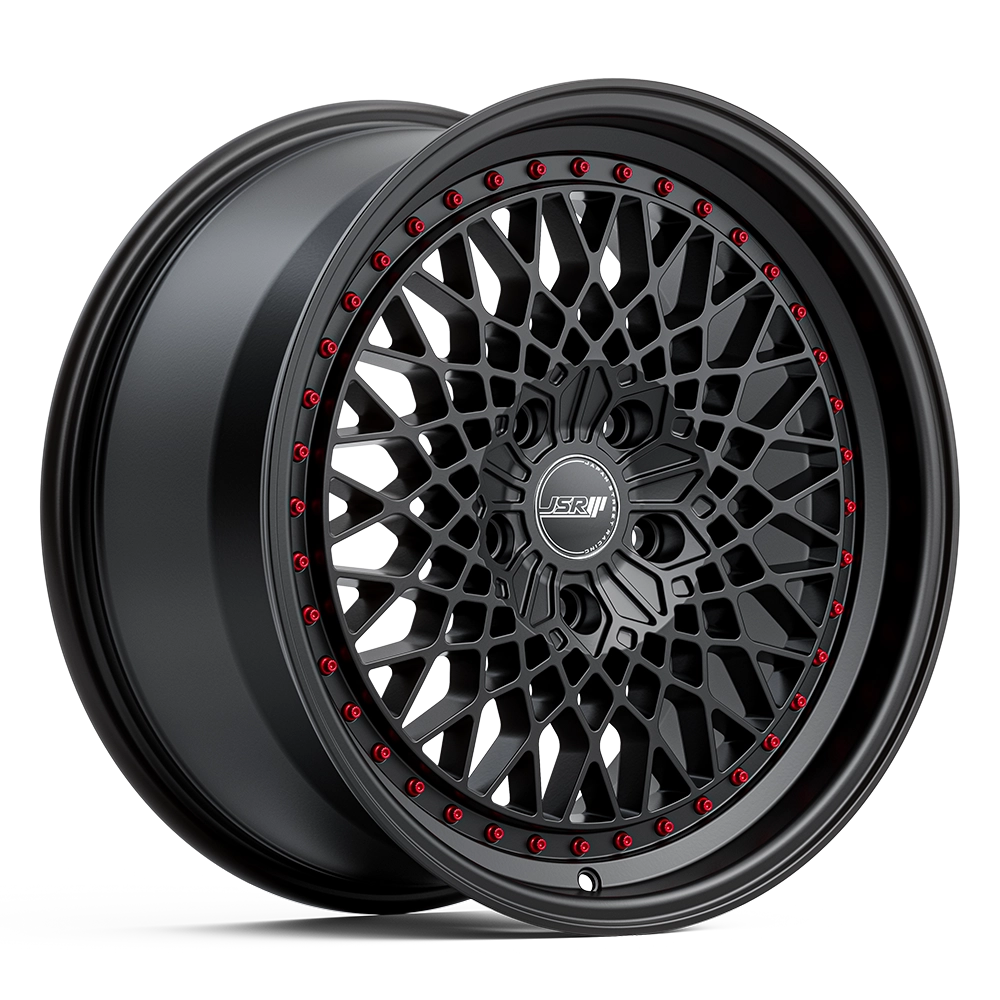 JSR ST19 Satin Black Red Rivets