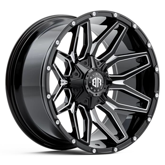 Black Rock Invader Gloss Black Milled