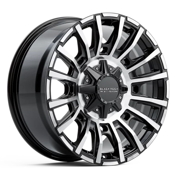 Black Rock Mayhem Gloss Black Machined Face