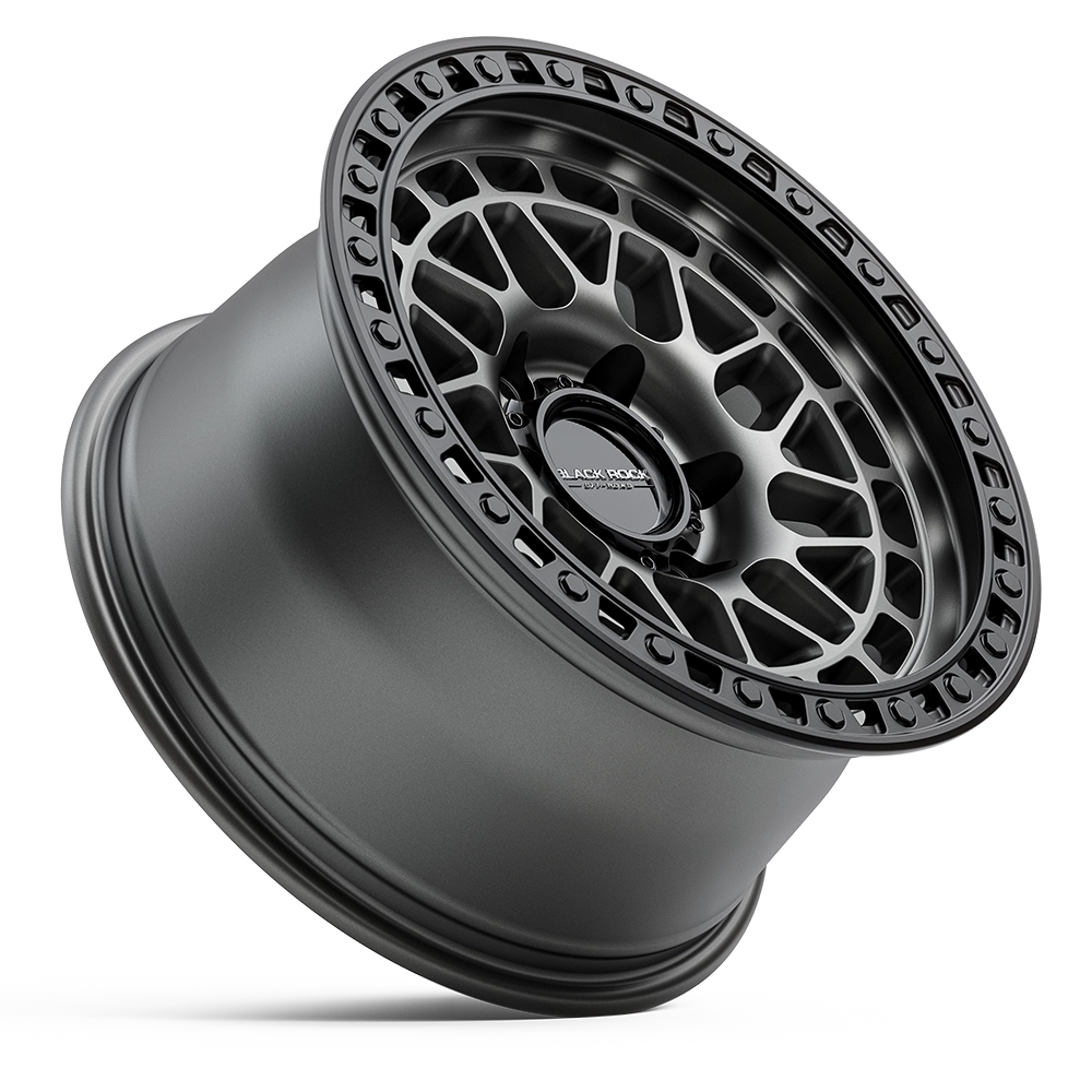 Black Rock Fury Gunmetal Grey Black Ring - Image 2
