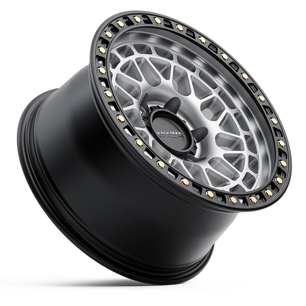 Black Rock Fury Satin Silver Black Ring - Image 2